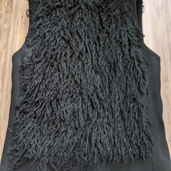 BCBG Faux Fur Suit Vest - Picture 2 of 11